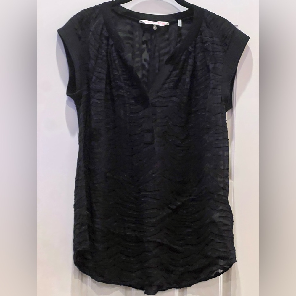 Rebecca Taylor Zebra Clip Dot Blouse - Picture 4 of 4
